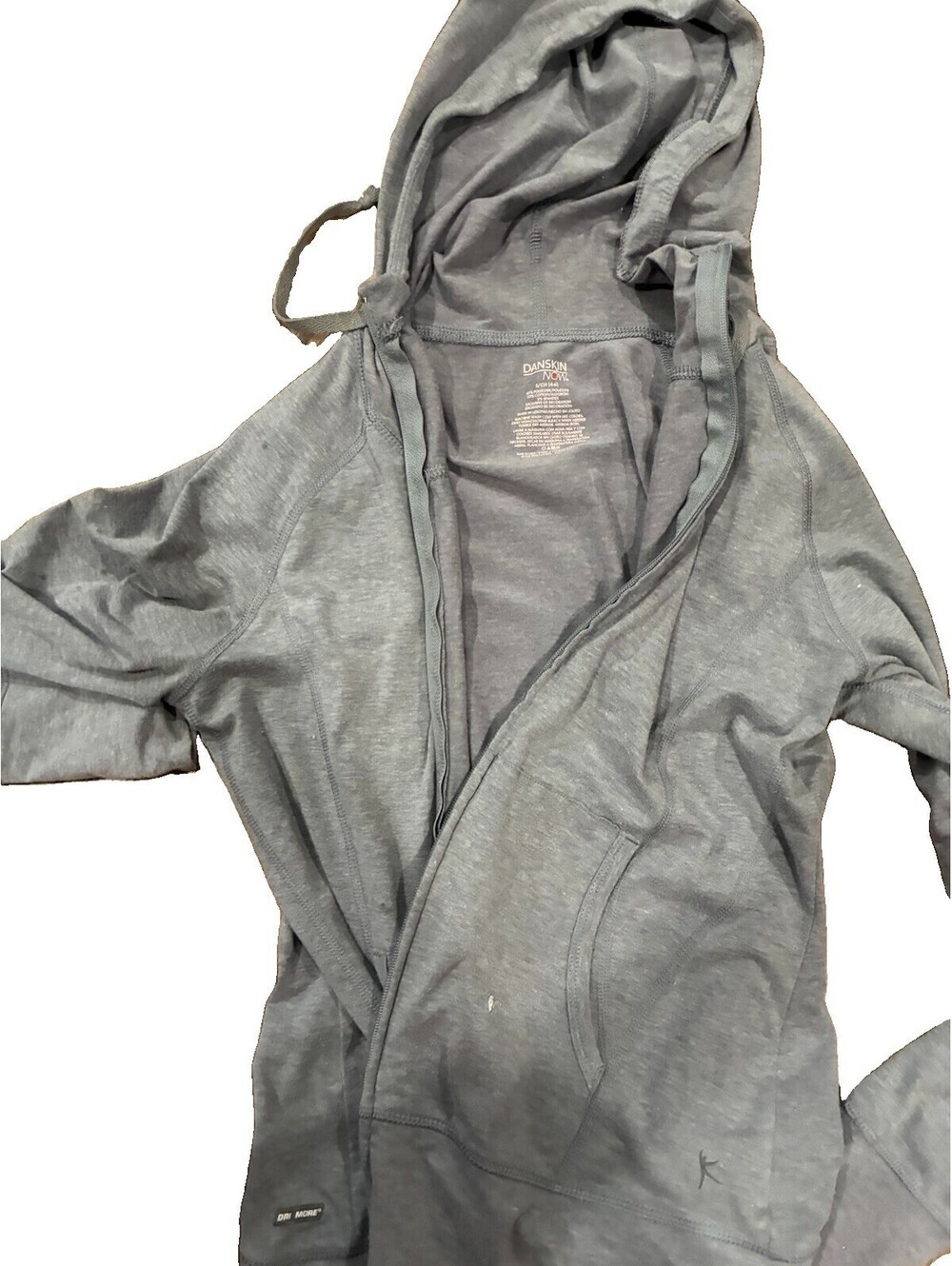 Danskin Grey zip up hoodie